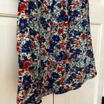 Perch Blu Pepper Size 2X Shirt Blue Ruffled Relaxed Blouse Floral Print Plus‎ Sz Photo 5