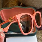 Gucci Authentic 54 cat eye square Acetate logo sunglasses Photo 0