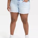 Ava & Viv  stone wash denim frayed hem line size 22w nwt Photo 0