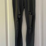 Alo Yoga ALO HIGH WAISTED RIPPED WARRIOR LEGGINGS IN GREY XXS! Photo 2