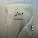 Jen 7 / 7 For All Mankind Mid Roll White Denim Shorts Photo 6