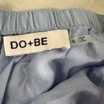 DO+BE  POPLIN off-the-shoulder top or tunic-style LIGHT BLUE dress SIZE SMALL Photo 2