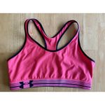 Under Armour  Sports Bra Hot Pink Light Compression Running Workout Not Padded Photo 3