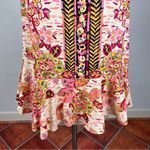 Free People  Summer In Tulum Mini Dress in Pink Small Photo 4