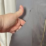 Jaanuu  Gray Gold Zip Scrub Top Size XS Photo 4