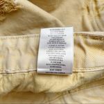 KanCan High Waist Distressed Denim Jean Shorts Mustard Yellow Women’s Size Small Photo 10