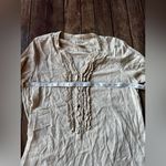 Ruff Hewn 🤍  Womens 100% Cotton long sleeve blouse - Size large Photo 2