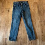 Old Navy  power straight high rise button fly jeans size 8 Photo 1
