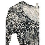Free People Gotcha Bodysuit Women Black Snakeskin VNeck Top sz small Photo 12