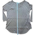 Free People  Beach Knit Long Sleeve Top Pink Tan Sz M boho hippie slouchy Photo 5