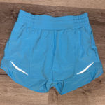 Lululemon athletica Hotty Hot High Rise Teal Athletic Shorts Photo 0