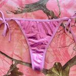 pink metallic cheeky bikini bottom Size XS Photo 2
