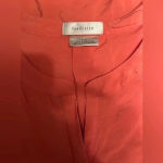 Van Heusen Van-Heusen women’s tank top dress shirt orange size‎ L Photo 2