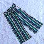 No Comment  Juniors Striped Wide Leg Pants Size Large Photo 1