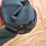 Rebecca Taylor Faux Leather Elegant High Rise Blue Tie Waist Faux Wrap Skirt 00 Photo 7