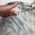 ALC Frank A.L.C. Davidson Cloud Blue Bleached Linen Blend Paper Bag High Rise Short 10 NEW Photo 14