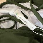 Beachsissi Cutout Tankini Swimsuit Two Piece Dark Olive Green Size Medium NWT Photo 7