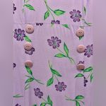 VTG 80s TR Bentley Light Purple Floral Scoop Neck Short Mini Shift Dress Photo 3