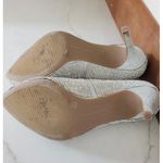 INC  Womens Silver Rhinestone Slip On Pumps Shoes 6 Medium Photo 4