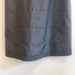 Due Per Due Veste Dress Womens Sz 8 100% Silk Black Eyelet Lace Sleeveless BodyC Photo 3