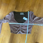 Urban Outfitters NWT Pink Velvet Crop Top Photo 12