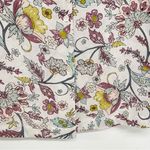 World Market Pajamas Floral Short Sleeve Button Down Shirt Dress Sleepwear M White Size M Photo 7