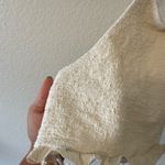 Beach Riot  X Stone Cold Fox Halter Ruffle White Bikini Top Swim Resortwear Photo 1