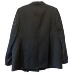 Rebecca Taylor Rebecca‎ Taylor Wool Satin Blazer Black Size 16 Photo 5