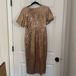 EXPRESS  Sequin Dress in Rose Gold Photo 2
