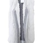 Vince Sz M Medium Grey Rex Rabbit Fur Sleeveless Sweater Vest V314276252 Photo 1