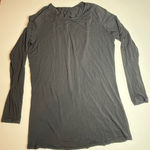 Lululemon  Long Sleeve‎ Top Athletic Shirt Black Yoga Workout  10 Photo 0