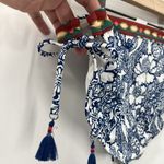 Loft  Beach Blue Luau Floral Paisley Bikini Bottoms Photo 7
