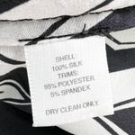 White House | Black Market  Womens S Silk Tank Top Diamond Black‎ Tan White Preppy Photo 7