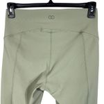 Calia by Carrie Calia Large High Rise 7/8 Leggings Wicking Ribbed Pocket Stay the Path Sage Photo 3
