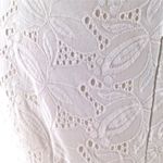 Donna Ricco White Eyelet and Embroidered Floral Ruffle Front Dress Photo 4