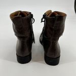 Lucky Brand Hestawn Women's Moto Boots LEATHER upper dark brown street size 7 Photo 5