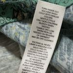 Chico's Chico’s women’s size 2 (12) blouse 3/4 sleeve roll tab earthtone paisley print Photo 9