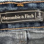 Abercrombie & Fitch  Distressed Raw Hem Denim Mini Skirt – Size 0 Y2K Style‎ Photo 1