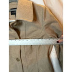 London Fog Women's Beige Wool Blend Peacoat Size M Mid-Length Winter Photo 5