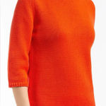 LEGGIARDO Crewneck Mandarino Orange Pullover Sweater Size XS Photo 0