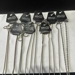J465 Craft Bulk Bundle of 8 NWT New York & Co Chain Necklaces Silver Photo 2