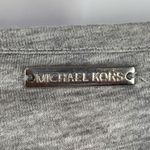 Michael Kors Women's Gray MK Crystal Logo Bling Long Sleeve T-Shirt Size XL Photo 6