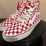 Vans classic Red Checkered High Tops Photo 0