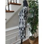 Stilettos  Polyester V Neck Knee Length Dress Photo 5