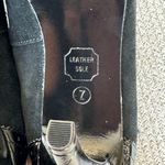 Vintage Merona Collection Black Patent Suede High Heels Pumps Sz 7 Photo 11