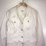 Wax Jean Basic Denim Wax Jeans Womens White Jean Jacket Photo 1