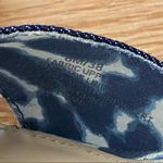 Arturo Chiang  Blue Denim‎ Espadrille Wedge Slides Photo 6