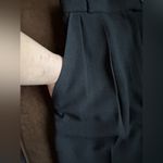 Evan Picone Black Vintage Dress Pants. High Waisted  Pleated In Front Lined Sz 4 Photo 2