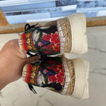 Free People  Jackson Tropical Espadrille Sneakers 37/6.5 Photo 4