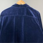 Old Navy Vintage Velvet Shirt Women Long Sleeves XL Button-Up Cotton Classic Photo 5